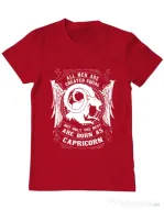 Tricou ADLER barbat The best men are born as Capricorn Rosu