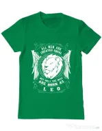 Tricou ADLER barbat The best men are born as Leo Verde mediu