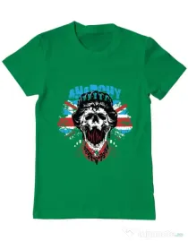 Tricou ADLER barbat Anarchy queen Verde mediu