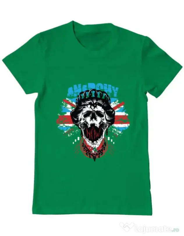 Tricou ADLER barbat Anarchy queen Verde mediu