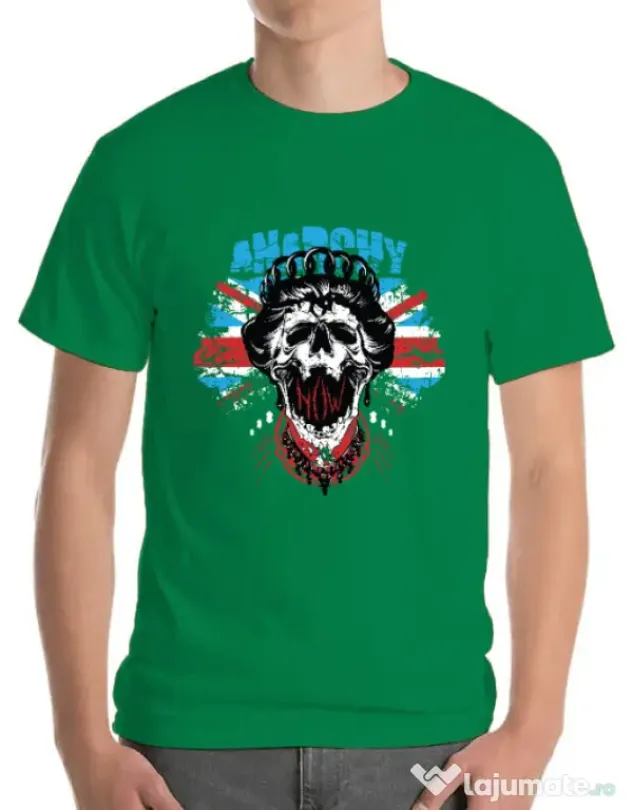 Tricou ADLER barbat Anarchy queen Verde mediu