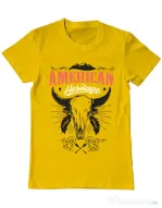 Tricou ADLER barbat American heritage Galben