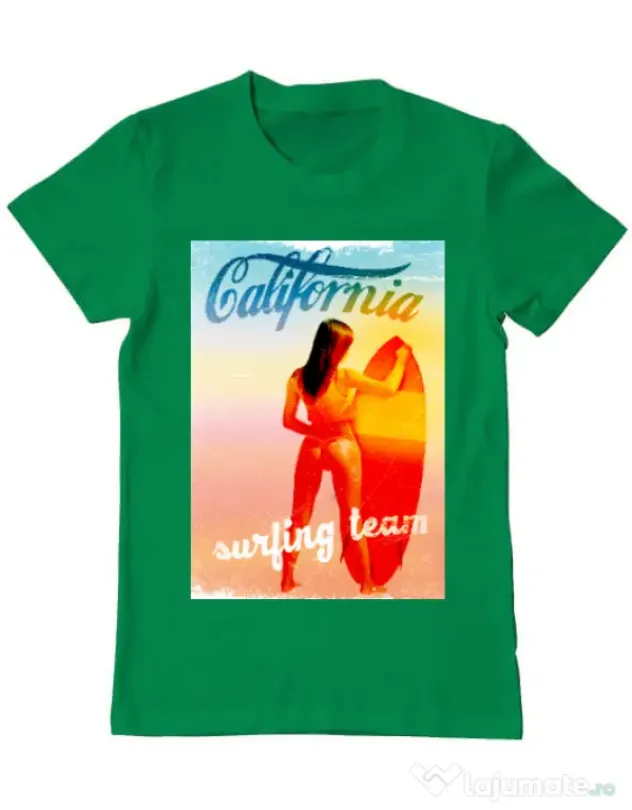 Tricou ADLER barbat Bikini body Verde mediu