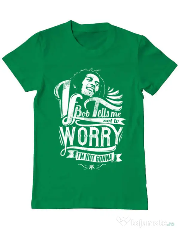 Tricou ADLER barbat Bob tells me Verde mediu