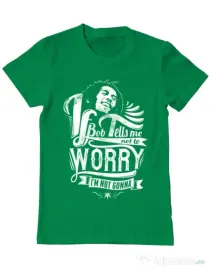 Tricou ADLER barbat Bob tells me Verde mediu