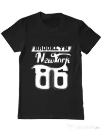 Tricou ADLER barbat Brooklyn Negru