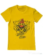 Tricou ADLER barbat Dead rockers Galben