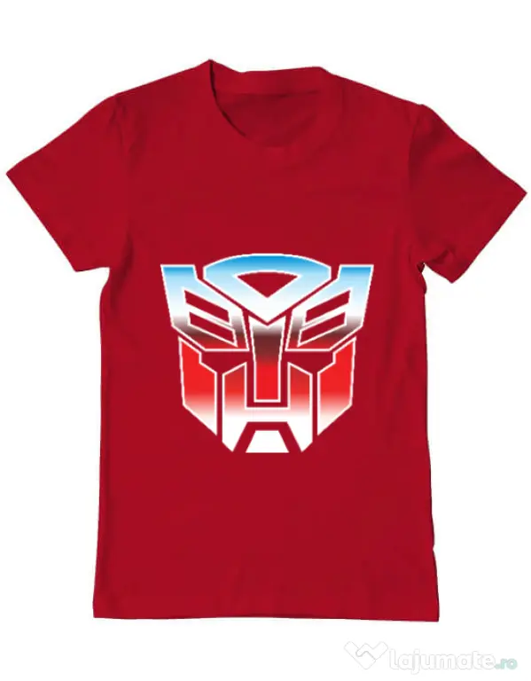 Tricou ADLER barbat Transformers Rosu