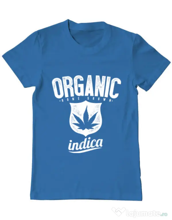 Tricou ADLER barbat Indica Albastru azuriu