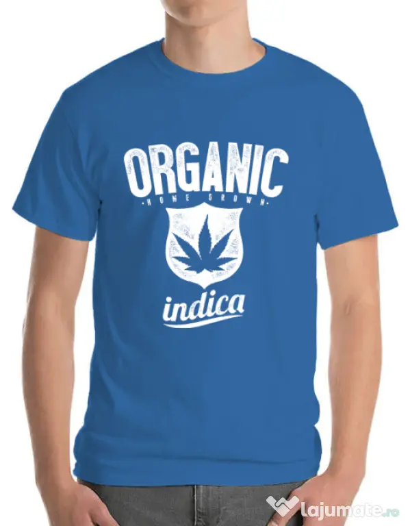 Tricou ADLER barbat Indica Albastru azuriu