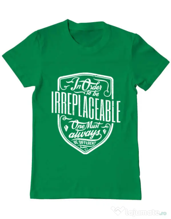 Tricou ADLER barbat Irreplaceable Verde mediu