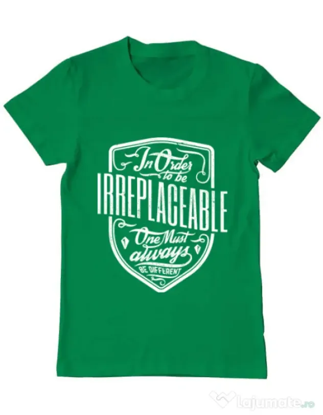 Tricou ADLER barbat Irreplaceable Verde mediu