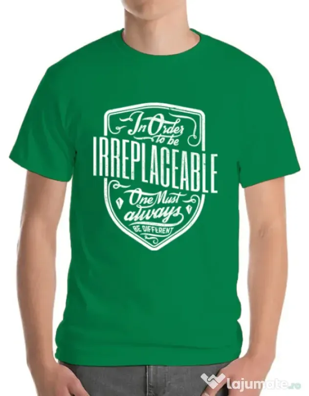 Tricou ADLER barbat Irreplaceable Verde mediu