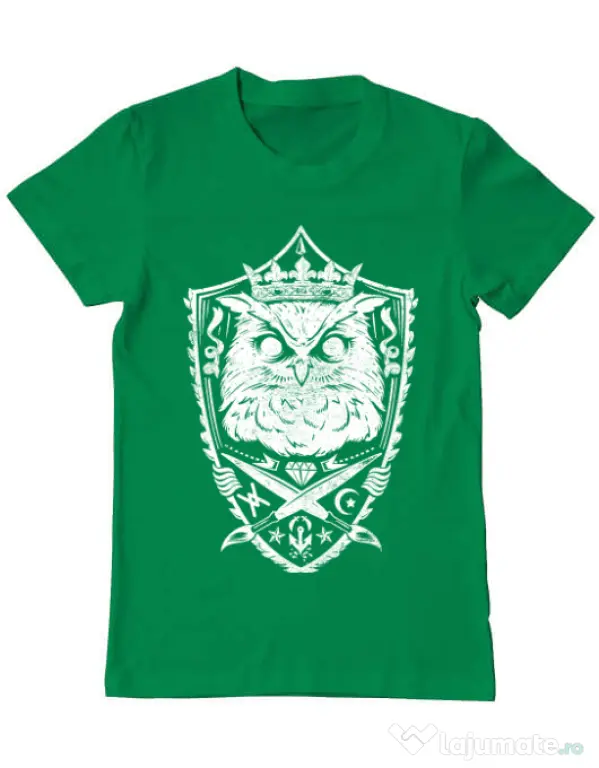 Tricou ADLER barbat King of the night Verde mediu