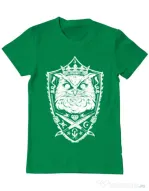 Tricou ADLER barbat King of the night Verde mediu
