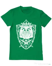 Tricou ADLER barbat King of the night Verde mediu