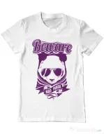 Tricou ADLER barbat Mad Panda Alb