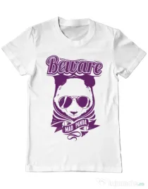 Tricou ADLER barbat Mad Panda Alb