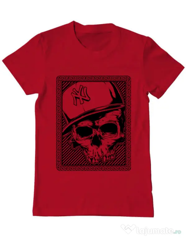 Tricou ADLER barbat Minimal Rosu