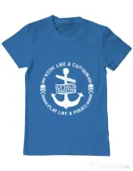 Tricou ADLER barbat Old sailor tradition Albastru azuriu