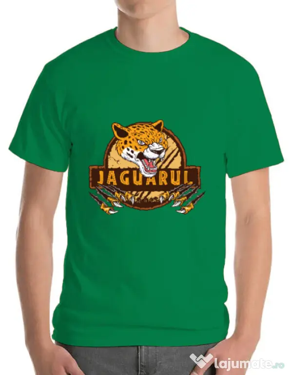 Tricou ADLER barbat Jaguarul Verde mediu