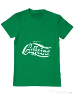 Tricou ADLER barbat Powered by caffeine Verde mediu