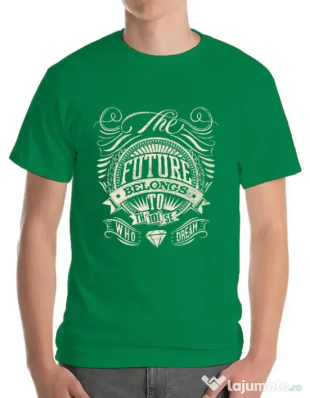 Tricou ADLER barbat The future Verde mediu