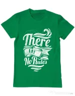 Tricou ADLER barbat There are no rules Verde mediu