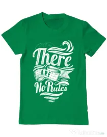 Tricou ADLER barbat There are no rules Verde mediu