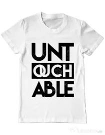 Tricou ADLER barbat Untouchable Alb