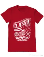 Tricou ADLER barbat Steel is real Rosu