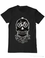 Tricou ADLER barbat Bicycle love Negru