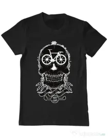 Tricou ADLER barbat Bicycle love Negru