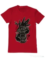 Tricou ADLER barbat Actions speak louder Rosu