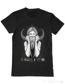 Tricou ADLER barbat The Daughters Of The Moon Negru