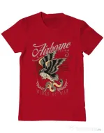 Tricou ADLER barbat Wings of war Rosu