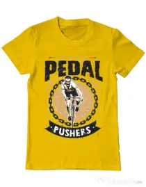 Tricou ADLER barbat Pedal pushers Galben
