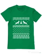Tricou ADLER barbat Ugly sweater Verde mediu