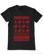 Tricou ADLER barbat Reindeers Negru