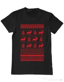 Tricou ADLER barbat Reindeers Negru