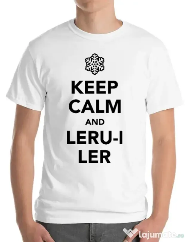 Tricou ADLER barbat Ler Alb