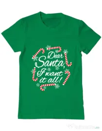 Tricou ADLER barbat Dear santa Verde mediu