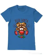 Tricou ADLER barbat Deer santa Albastru azuriu