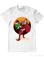Tricou ADLER barbat Grinch stole Christmas Alb