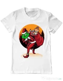 Tricou ADLER barbat Grinch stole Christmas Alb