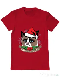Tricou ADLER barbat Santa Claws Rosu