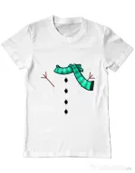 Tricou ADLER barbat Snowman Alb