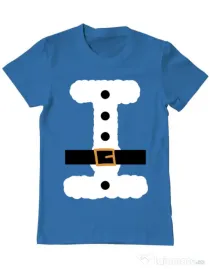 Tricou ADLER barbat Santa Albastru azuriu