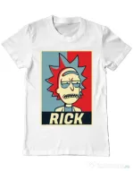Tricou ADLER barbat Rick Alb