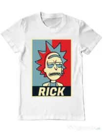 Tricou ADLER barbat Rick Alb